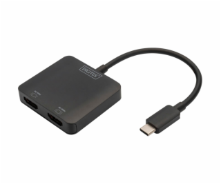 DIGITUS USB-C - 2x HDMI MST Video Hub DP 1.4, HDMI 2.0, 4...