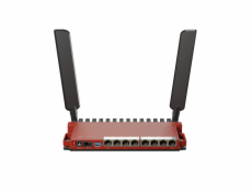 MikroTik L009UiGS-2HaxD-IN, ARM CPU, 512MB RAM, Wi-Fi 6 (802.11ax), 8x GLAN, PoE in/out, SFP, USB 3.0, L5
