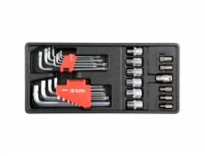 Vložka Yato Tool s příslušenstvím 31 ks. (YT-55451)