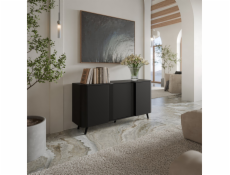 Cama Komoda VOLARE 151 x 39 x 75 cm černá