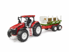 BRUDER 3453 ROADMAX Traktor s přívěsem a 3 klády