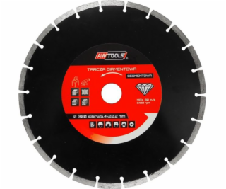 Diamantový kotouč AWTools 350x32-25,4-22,2 segmentů (AW45...