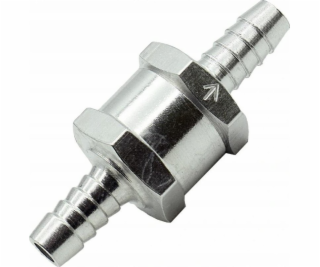 Strieborný SPÄTNÝ VENTIL PALIVA 6mm/STRIEBORNÝ