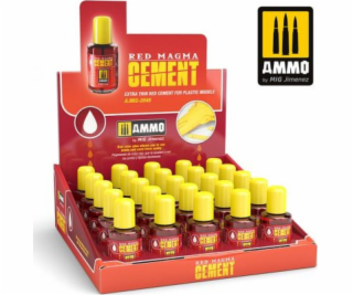 Vallejo Ammo: Red Magma Cement Display (25)