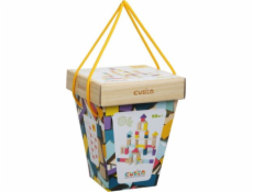 Dřevěná stavebnice Cubika 100 kusů.