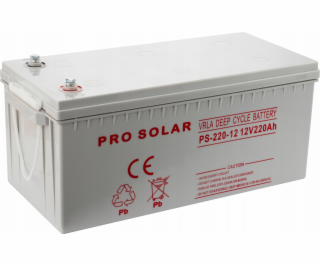 Baterie 12V 220Ah V-PRO SOLAR DEEP CYCLE