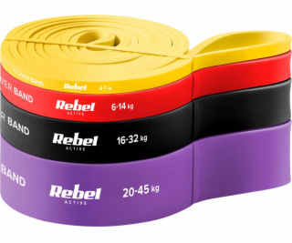 Guma posilovací REBEL Power Band PLs-2 4-45kg 4ks