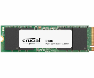 Crucial E100 480GB PCIe Gen4 2280 NVMe M.2 SSD