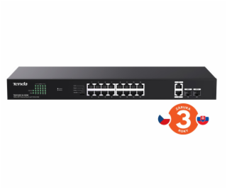 Tenda TEG1120P-16-150W (16xPoE 802.3af/at 10/100/1000Mbps...