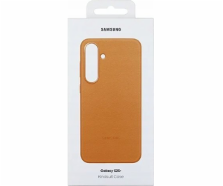 Samsung Ochranný kryt z veganské kůže pro Galaxy S25+ Brown