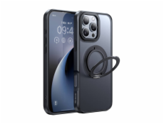 McDodo PC-4933 MagSafe case for iPhone 16 Pro Max with stand (black)