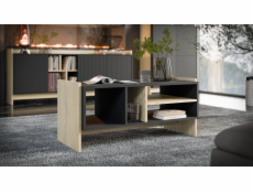 Cama Lavice/stůl PORTO 100x50x46 dub/černá