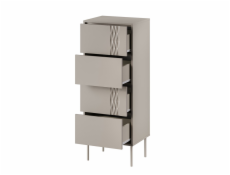 Cama 4S TRESSE komoda 50x40x125 kašmírová matná