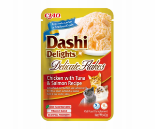 INABA CAT Dashi Delights Jemné vločky Kuře s tuňákem a lo...