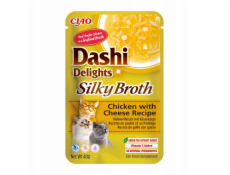 INABA CAT Dashi Delights Silky Broth Chicken with Cheese - pochoutka pro kočky - 40g
