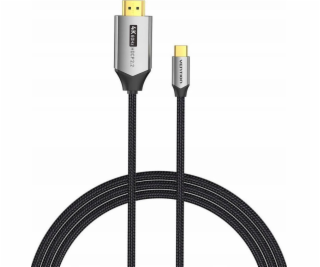 USB-C do HDMI 2.0 cable Vention CRBBH 2m, 4K 60Hz (black)
