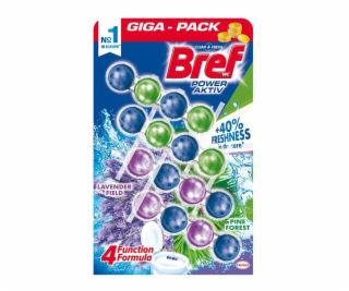 BREF WC čistič-osvěžovač BREF POWER AKTIV LAVENDER+BOROVI...