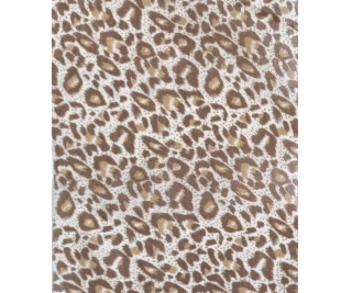 OKKO Souprava povlečení Okko Leopard hnědá 200x220 cm