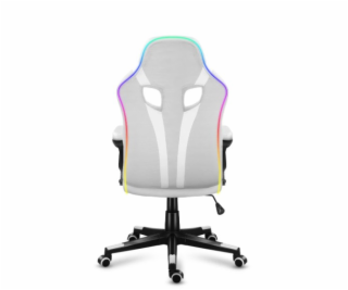 Fotel gamingowy Huzaro Force 2.5 RGB WHITE MESH