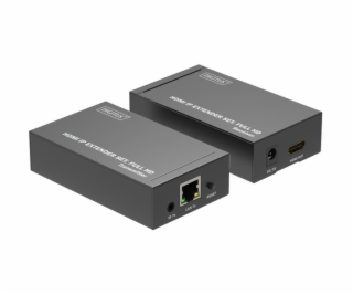Digitus AV adaptér HDMI extender 1080p 60Hz 120m po krúte...