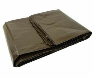 Plachta PP/PE nepromokavá extra silná, hnědá, 4x6 m GEKO