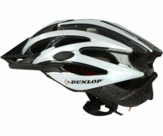 Nastavitelná cyklistická přilba Dunlop bílá LED velikost M