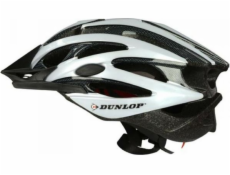 Nastavitelná cyklistická přilba Dunlop bílá LED velikost M