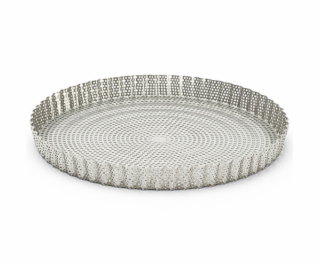 Forma de Buyer, 3214.28, dortová, nerezová, kruhová, perf...