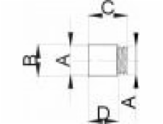 Hydroland H-BRASS PREDĹŽENIE 3/4 40MM HYDROLAND // LM.PRZ.3/4-40.H