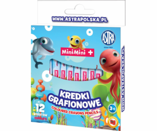 Mini mini pastelky z kaolinové hlíny 12 barev 316121011 A...