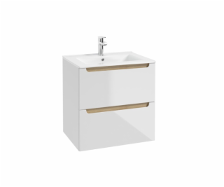 Závěsná koupelnová skříňka Deftrans Stilla, bílá, 46,5x60...