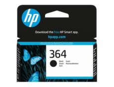 HP 364 - Černá - originální - inkoustová cartridge - pro Deskjet 35XX; Photosmart 55XX, 55XX B111, 65XX, 7510 C311, 7520, Wireless B110
