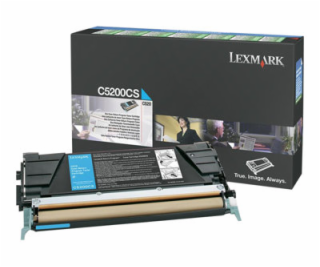 Lexmark - Azurová - originální - kazeta s barvivem LCCP, ...