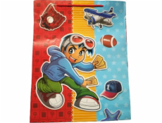 JU-PITER Dárková taška laminovaná Boy 019A 32x40x10cm p12, cena za 1 ks.