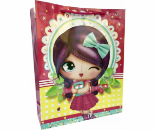 JU-PITER Dárková taška laminovaná Girl 021A 32x40x10cm p1...