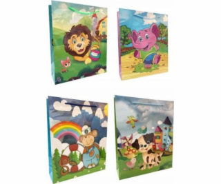 JU-PITER Dárková taška laminovaná Animals 128g 008M 28x34...