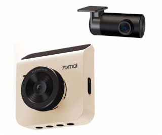 70mai Dash Cam A400 QHD + Rear Cam RC09 Set Ivory