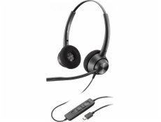 Poly EncorePro 320 - EncorePro 300 series - náhlavní souprava - náhlavní - kabelové - USB-C - černá - certifikováno pro Microsoft Teams