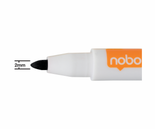 Nobo popisovače stíratelné za sucha 6ti pack černé