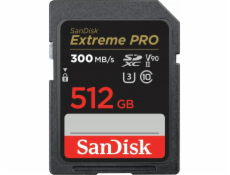 SanDisk Extreme Pro - Paměťová karta flash - 512 GB - Video Class V90 / UHS-II U3 / Class10 - 1733x/2000x - SDXC UHS-II