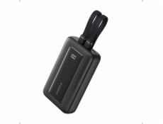 Anker Power Bank 10000mAh, 30W, s USB-C a Lightning kabelem, černá