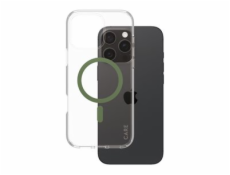 CARE by PanzerGlass Urban Combat - Zadní kryt pro mobilní telefon - kompatibilita s MagSafe - termoplastický polyuretan (TPU), polykarbonát (PC), oleofóbní povrch - průhledná, pikantní zelená - pro Ap