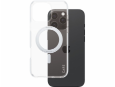 CARE by PanzerGlass - Zadní kryt pro mobilní telefon - s hliníkovým stojánkem - kompatibilita s MagSafe - termoplastický polyuretan (TPU), polykarbonát (PC), hliníková slitina - průhledná, stříbrná - 