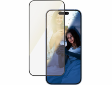 PanzerGlass Eyecare - Ochrana obrazovky pro mobilní telefon - ultra široký tvar - sklo - barva rámu černá - pro Apple iPhone 16