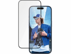 PanzerGlass Ceramic Protection - Ochrana obrazovky pro mobilní telefon - ultra široký tvar - sklo - barva rámu černá - pro Apple iPhone 16