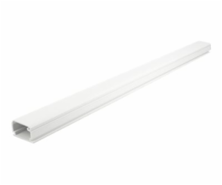 Delock - Kabelovod s krytem - 1 m - bílá