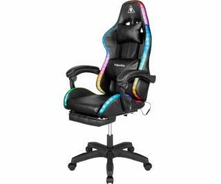 Křeslo herní KRUGER & MATZ GX-150 Warrior RGB černé