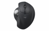 Logitech Ergo Series MX Ergo S - Kulový ovládač - ergonomický - pokročilý - optický - 8 tlačítka - bezdrátový - Bluetooth, 2.4 GHz - USB přijímač Logitech Logi Bolt - grafit