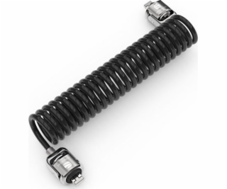 Compulocks Dual Head Coiled Keyed Cable Lock - Bezpečnost...