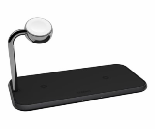 Zens Dual+Watch Alu Wireless Charger Black, Zens Dual+Wat...